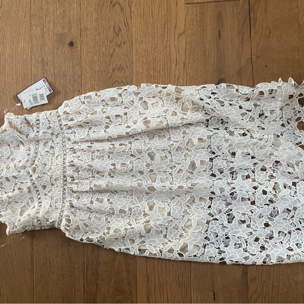 Trixxi Girl White Lace Dress